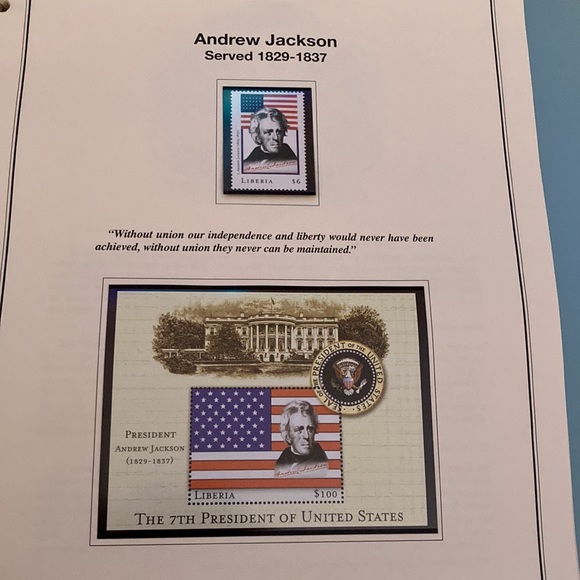 Stamp book: America Presidents - Picture 7 of 13